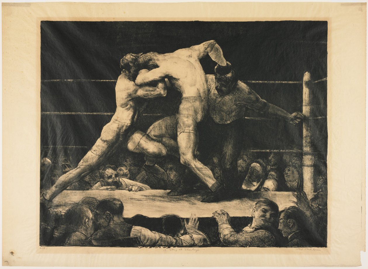 ए स्टैग एट शार्कीज़, 1917 द्वारा जॉर्ज वेस्ले बेलोज़