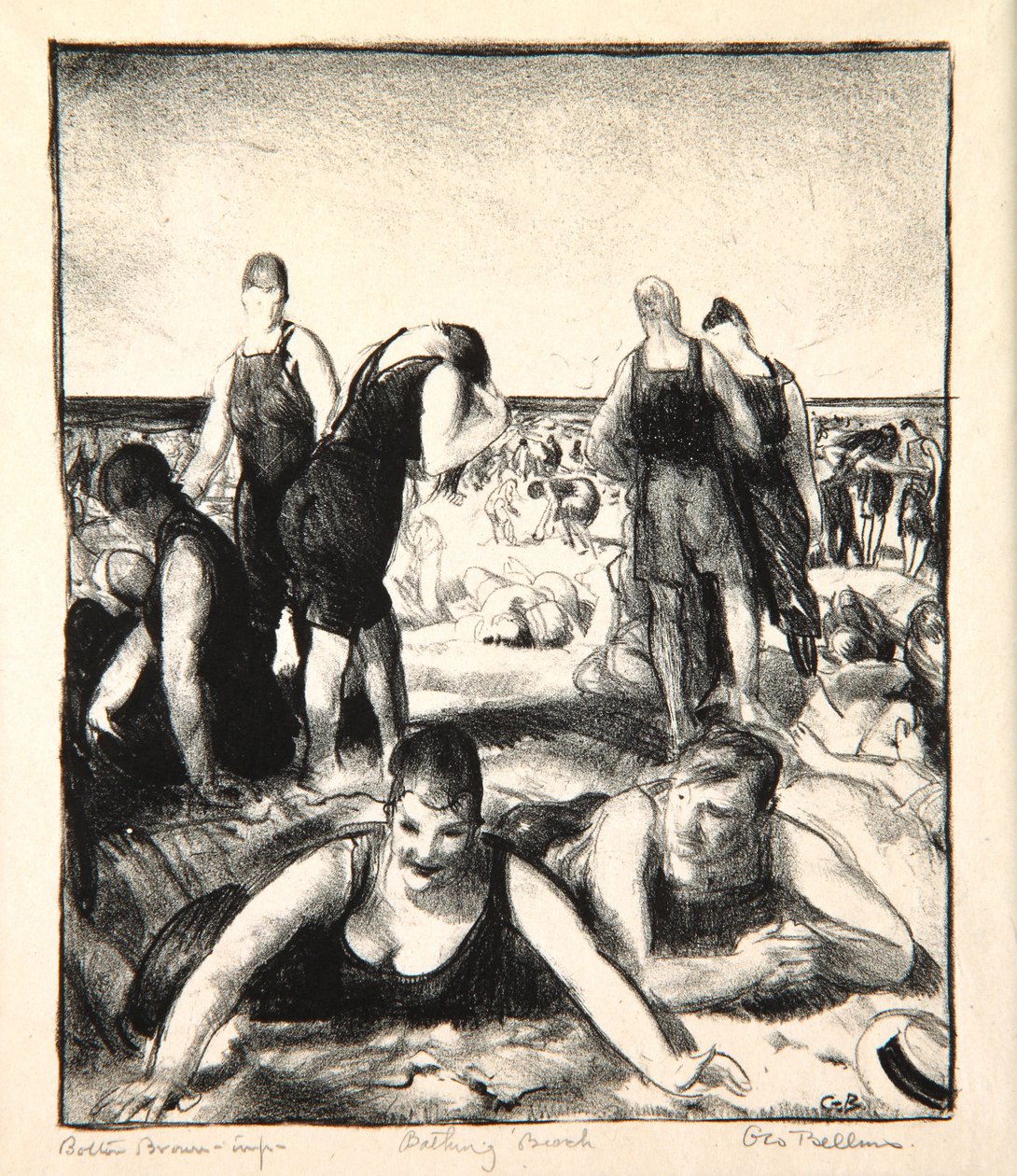 बाथिंग बीच, 1921 द्वारा जॉर्ज वेस्ले बेलोज़