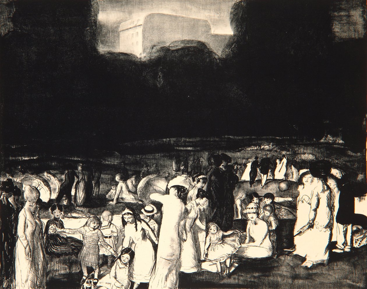 पार्क, डार्क, 1916 में द्वारा जॉर्ज वेस्ले बेलोज़