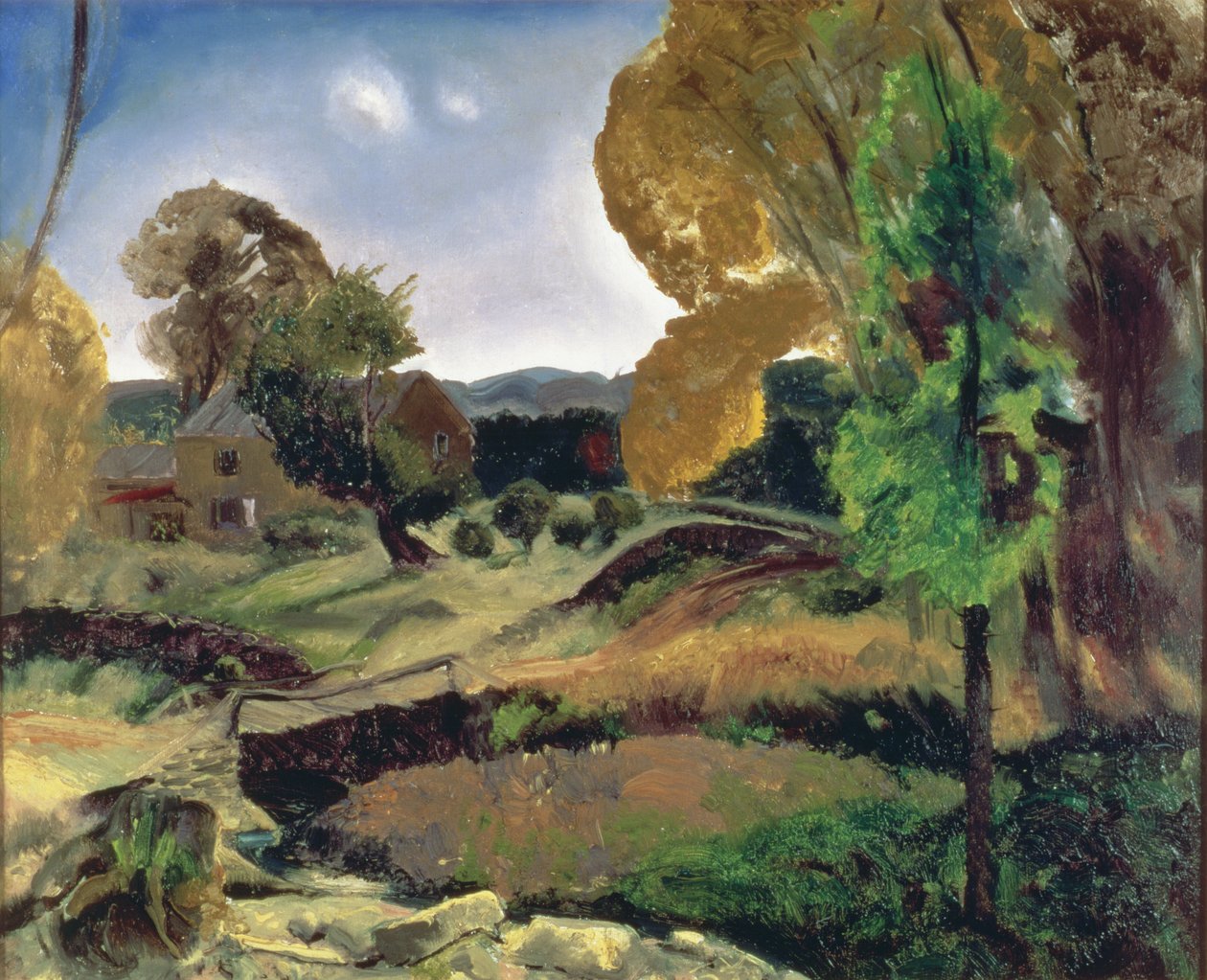 लिटिल ब्रिज, वुडस्टॉक, 1920 द्वारा जॉर्ज वेस्ले बेलोज़