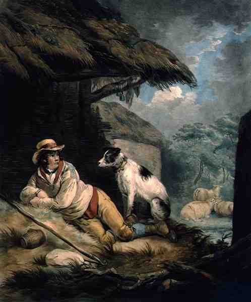 चरवाहा, उत्कीर्ण और पब। विलियम बरनार्ड द्वारा (1774-1849) द्वारा जॉर्ज (बाद) मोरलैंड