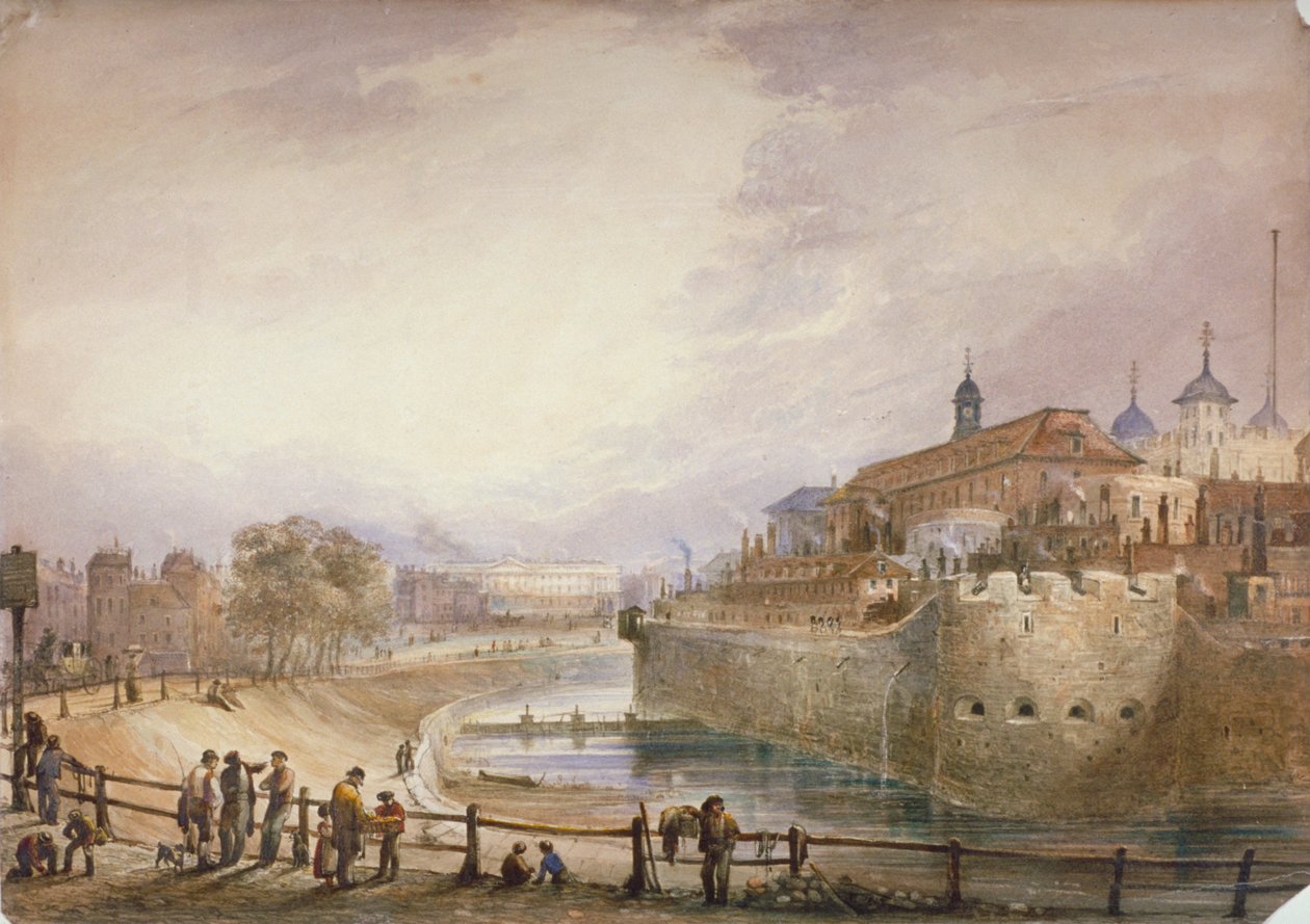 लंदन का टॉवर, c1840 द्वारा जॉर्ज बी कैंपियन
