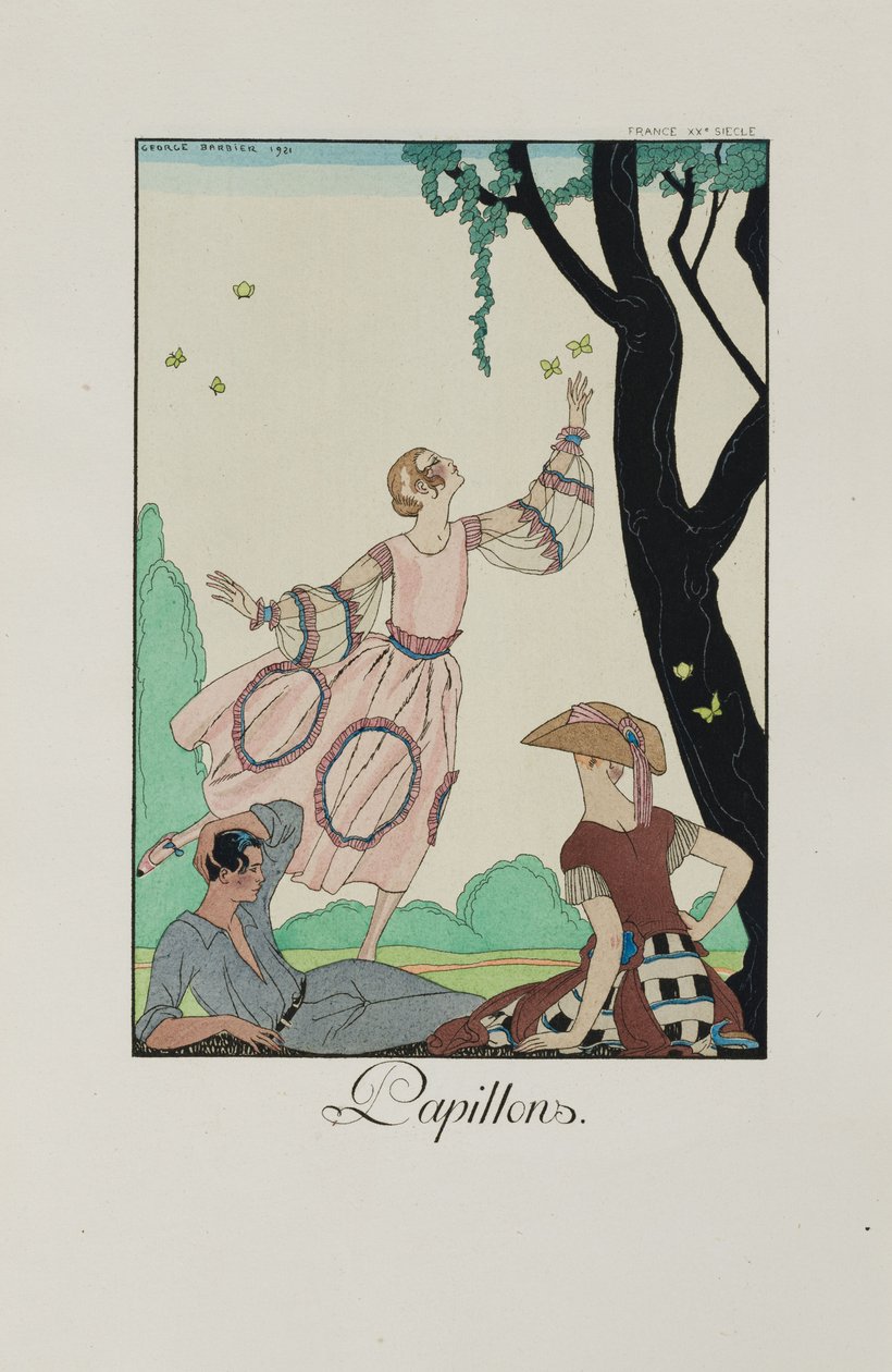 तामझाम और तामझाम: तितलियाँ, 1921। द्वारा जॉर्ज नाई