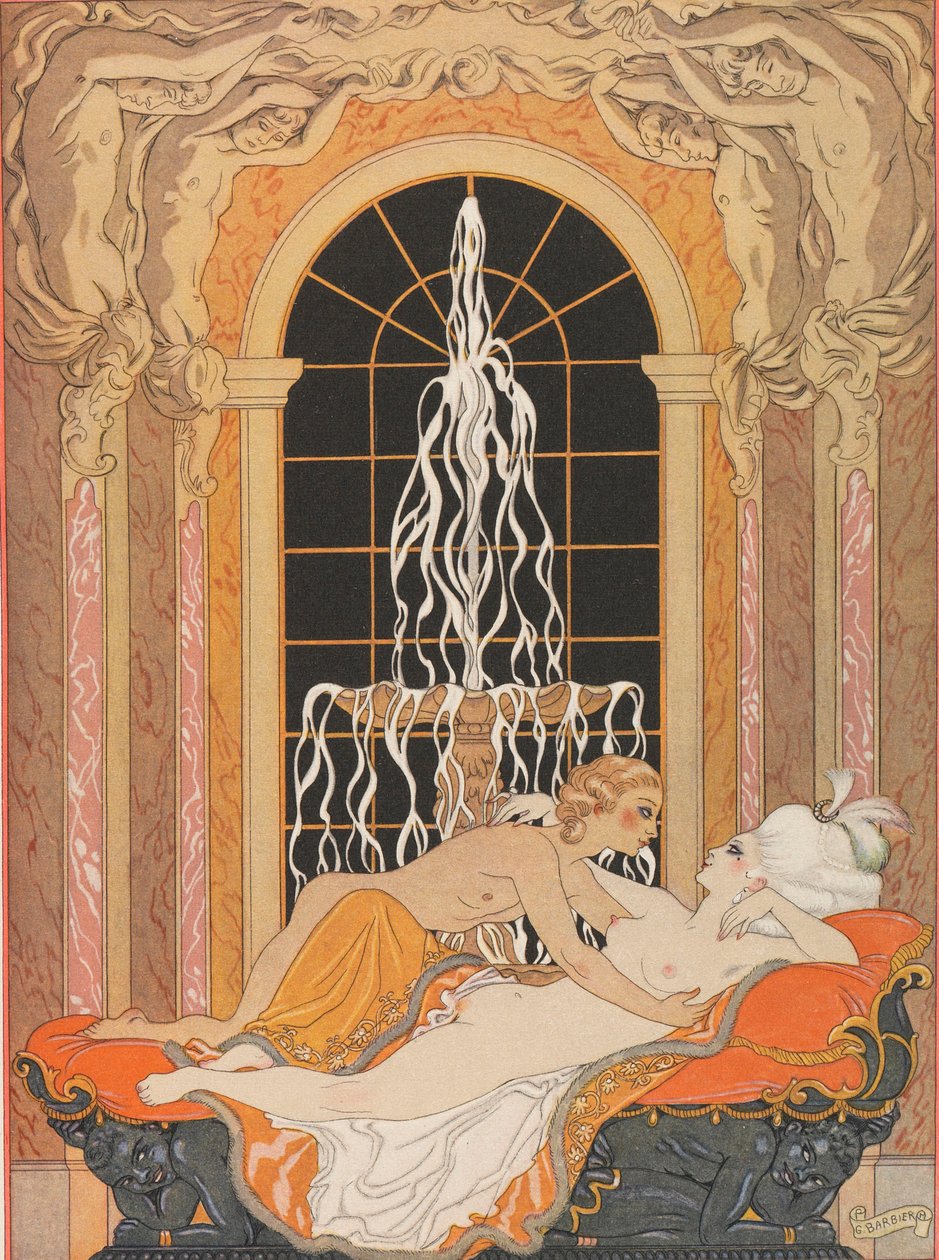 खतरनाक उपन्यास संपर्क के लिए चित्रण खतरनाक संपर्क, 1934। द्वारा जॉर्ज नाई
