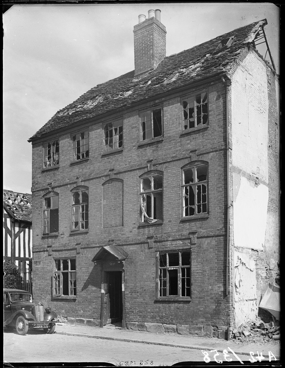 27-28 Greyfriars लेन, कोवेंट्री, कोवेंट्री, कोवेंट्री, 1941। द्वारा जॉर्ज बर्नार्ड मेसन