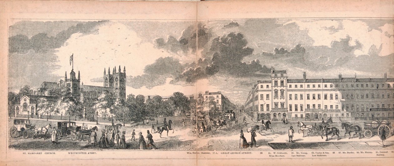 लंदन का पैनोरमा, 1849 द्वारा जॉर्ज सी लीटन