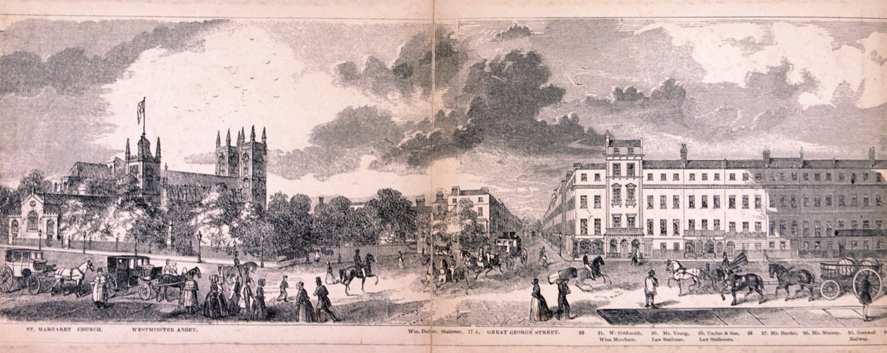 लंदन का पैनोरमा, 1849 द्वारा जॉर्ज सी लीटन