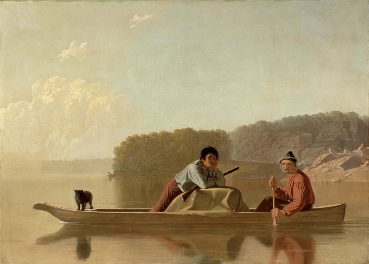 द ट्रैपर्स रिटर्न, 1851 द्वारा जॉर्ज कालेब बिंघम