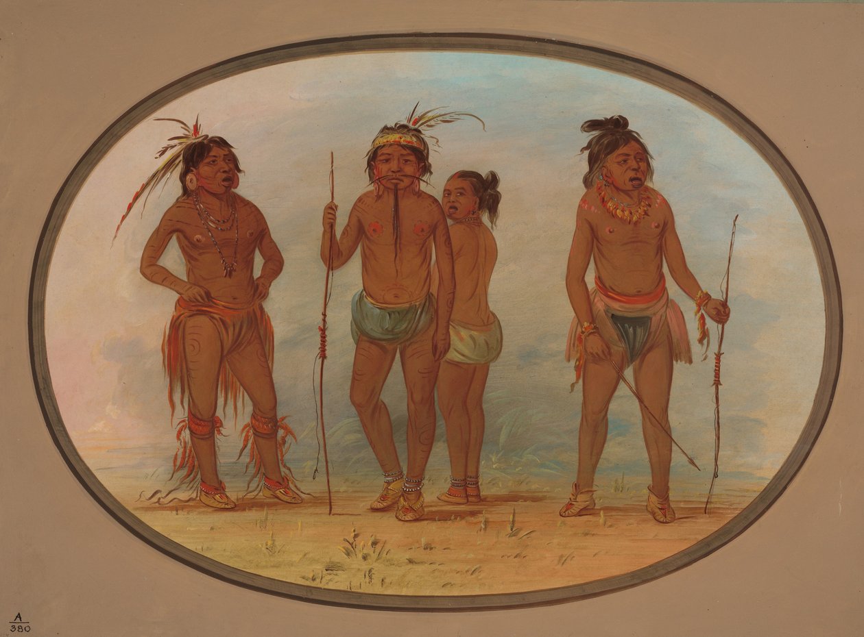 बोटोकूडो जनजाति के सदस्य, 18541869। द्वारा जॉर्ज कैटलिन