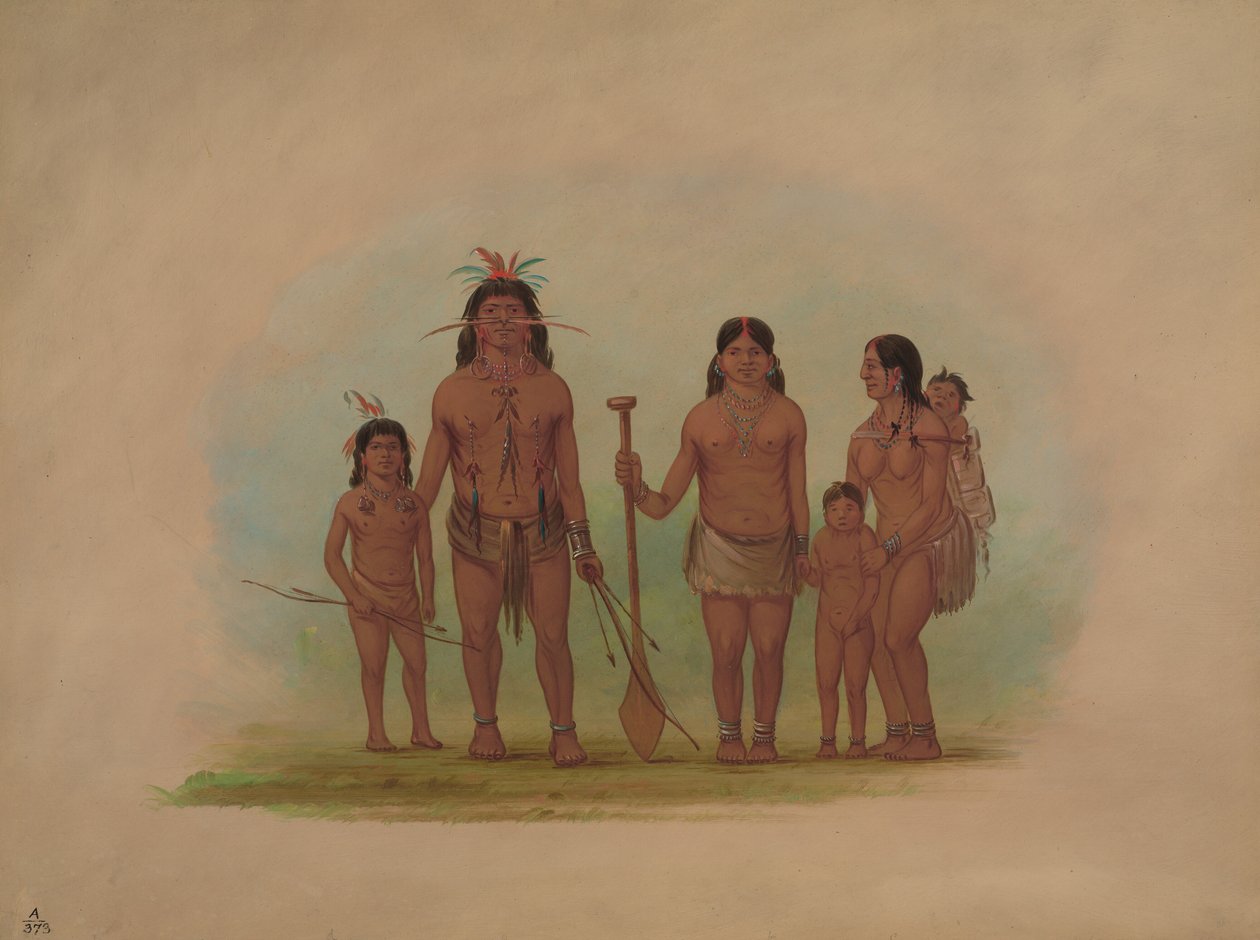 ओरेगन प्रमुख और परिवार, 18541869। द्वारा जॉर्ज कैटलिन