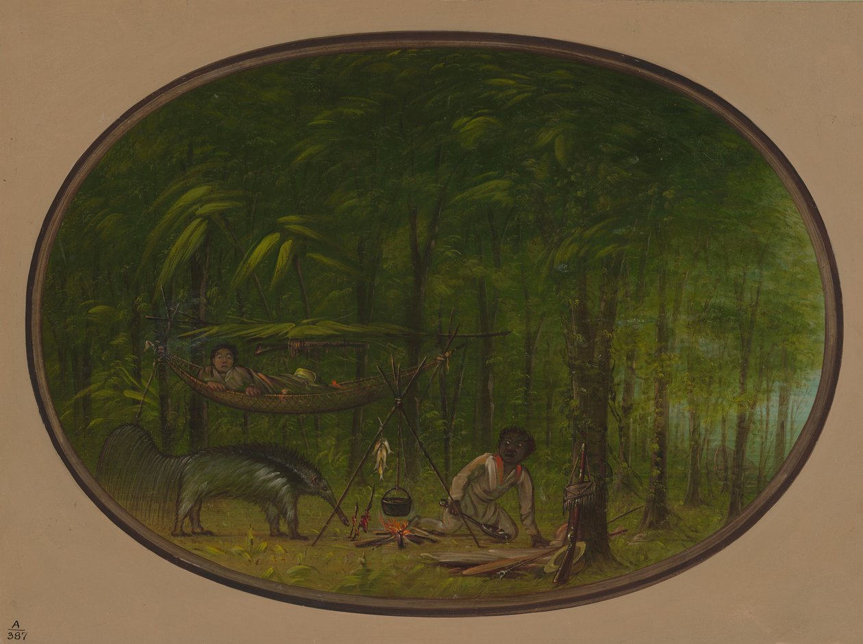 द ग्रेट एंट-ईटर, 18541869। द्वारा जॉर्ज कैटलिन