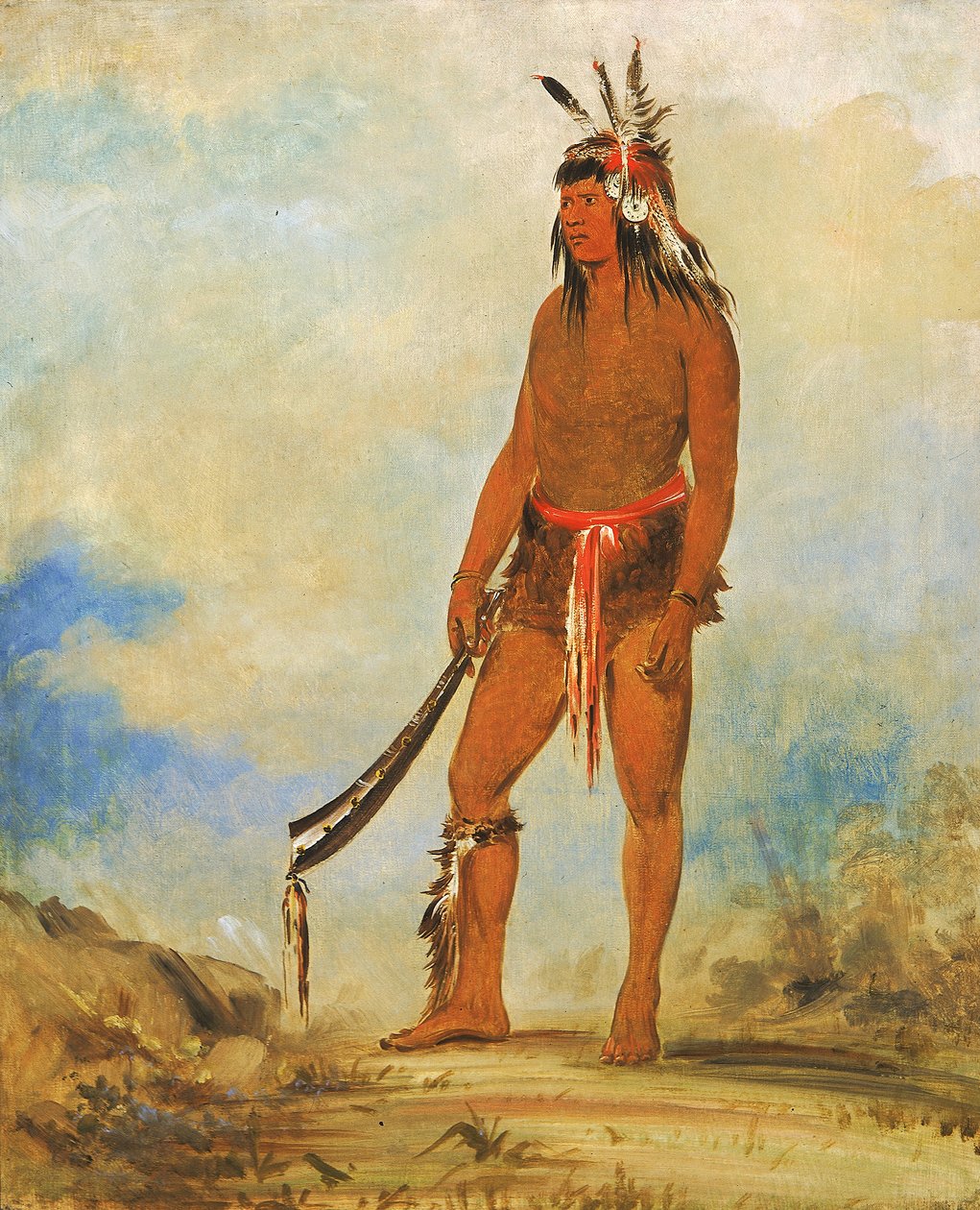 वोन-डी-टो-ए, द वंडर, 1835। द्वारा जॉर्ज कैटलिन
