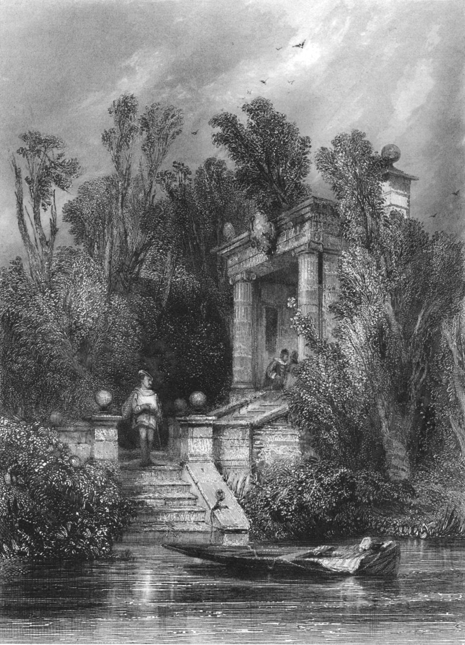 Faustus से दृश्य। समर हाउस में मार्गरेट मीटस, c1870 द्वारा जॉर्ज कैटरमोल
