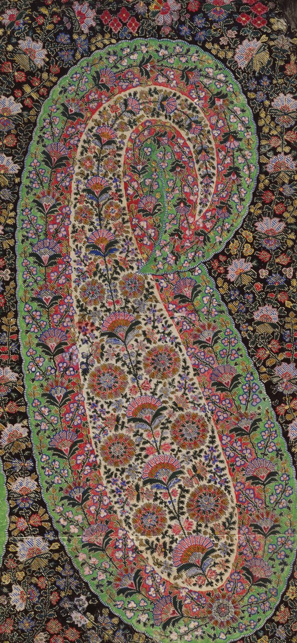 पैस्ले शॉल्स के लिए फैब्रिक डिज़ाइन, c.1871 द्वारा जॉर्ज चार्ल्स हाईट