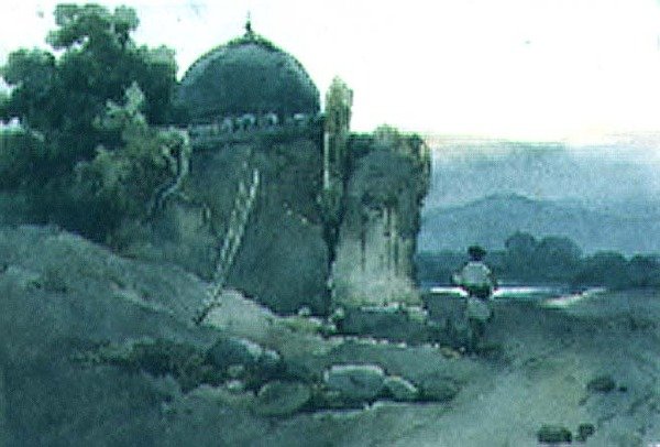 एक मंदिर का एक हिस्सा या हिस्सा द्वारा जॉर्ज चिन्नारी