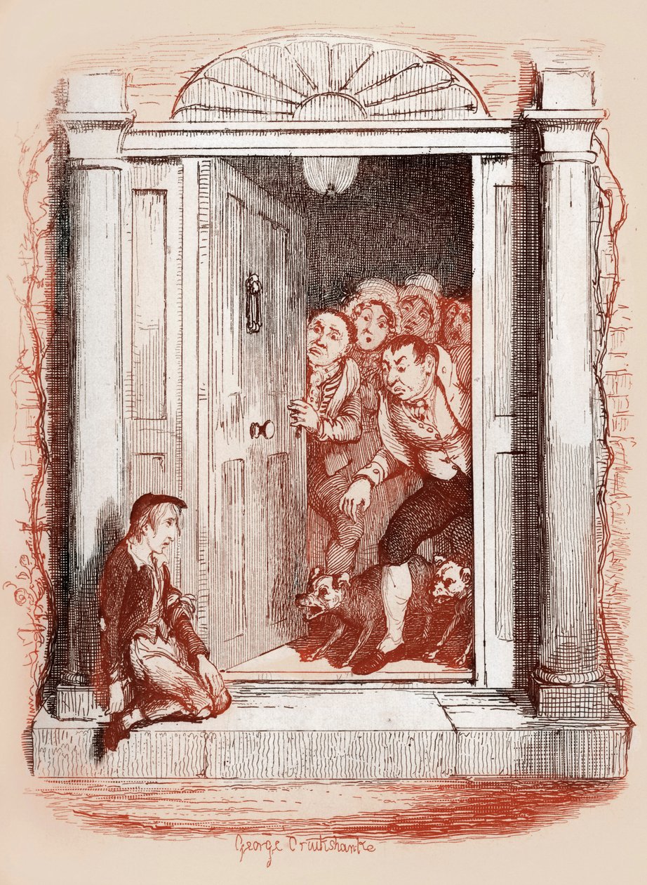 चार्ल्स डिकेंस की 'द एडवेंचर्स ऑफ ओलिवर ट्विस्ट' द्वारा जॉर्ज क्रूइशांक