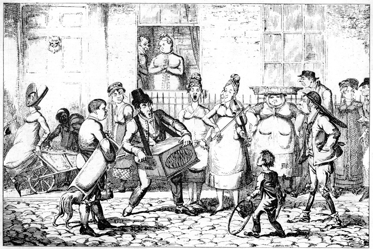 द सवॉयर्ड्स, 1818। द्वारा जॉर्ज क्रूइशांक
