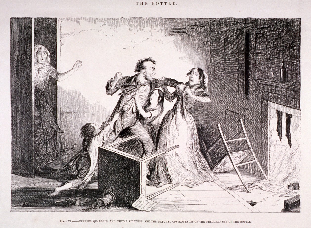 द बॉटल, 1847 द्वारा जॉर्ज क्रूइशांक