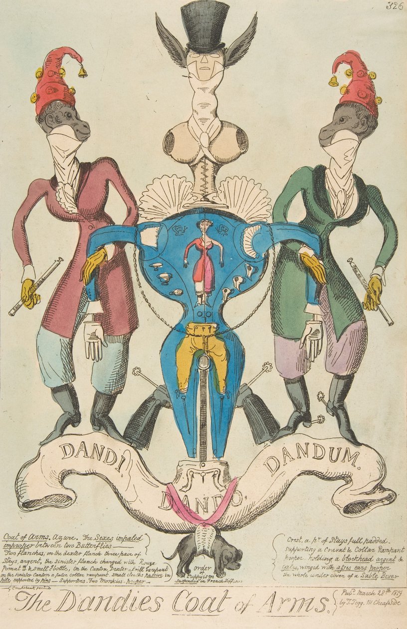 डंडीज कोट ऑफ आर्म्स, 28 मार्च, 1819।, 28 मार्च, 1819। द्वारा जॉर्ज क्रूइशांक