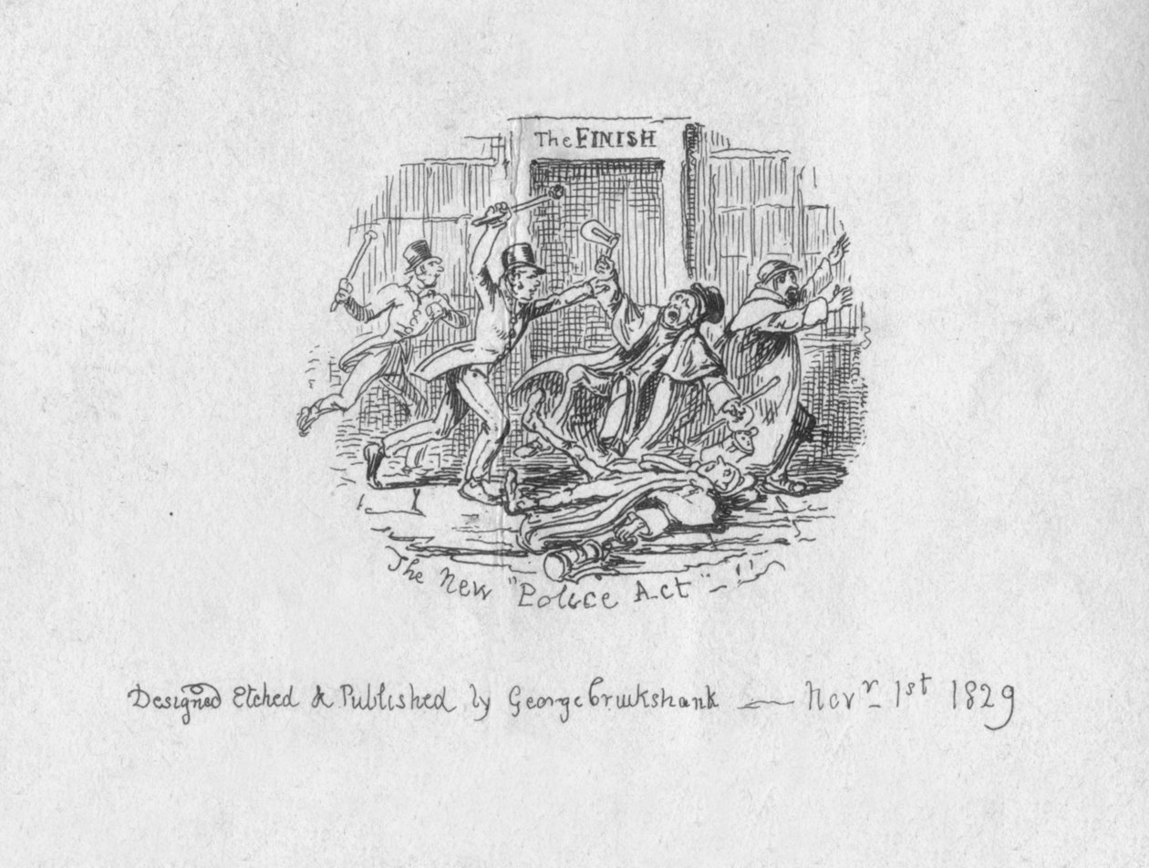 द न्यू पुलिस एक्ट, 1829 द्वारा जॉर्ज क्रूइशांक