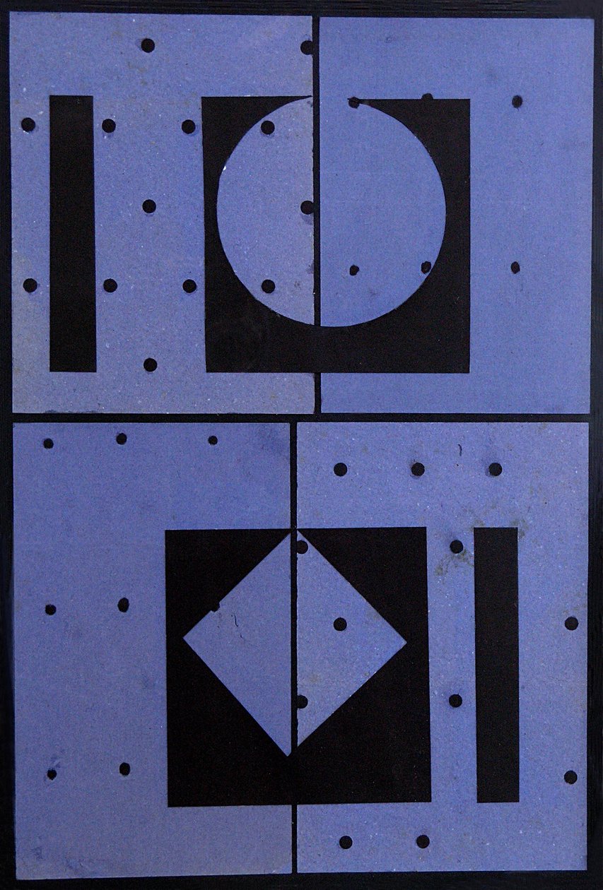 Collage, Blue Mercato, 2004 (कार्ड और पेपर) द्वारा जॉर्ज दन्नत