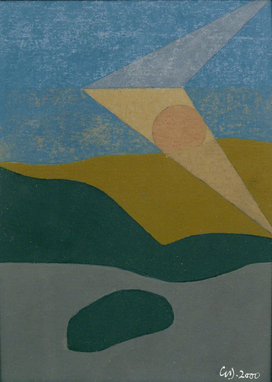 शीर्षकहीन, 2000 (कार्ड पर तेल) द्वारा जॉर्ज दन्नत