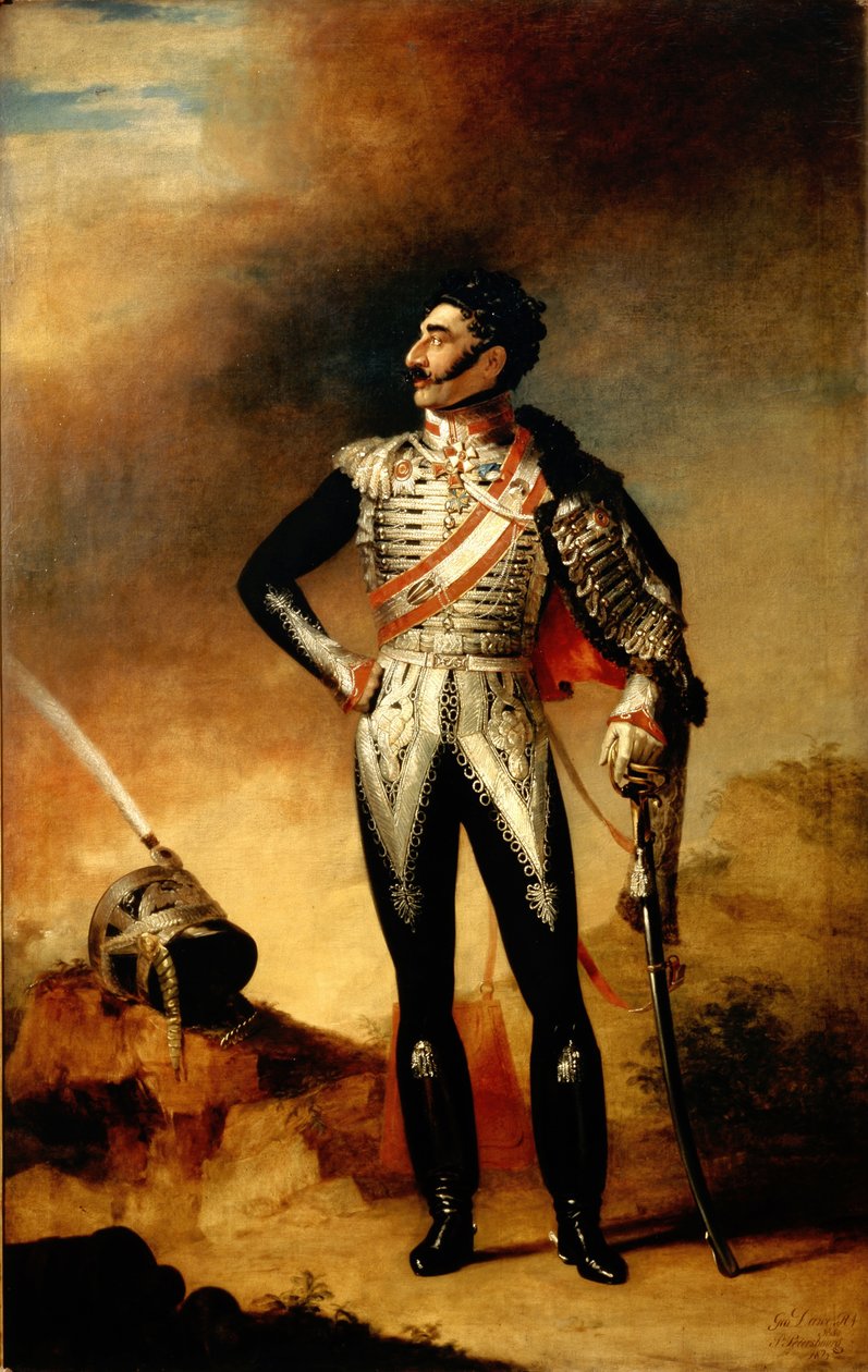 प्रिंस वेलेरियन ग्रिगोरीविच मादातोव का पोर्ट्रेट 1782-1829, 1824 द्वारा जॉर्ज दाऊ