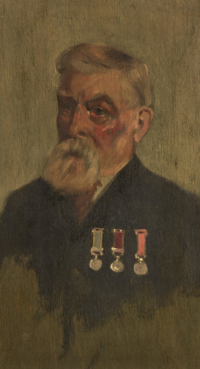जेसी मिल्टन का पोर्ट्रेट, तीसरा, c. 1920 (पैनल पर तेल) द्वारा जॉर्ज एडमंड बटलर