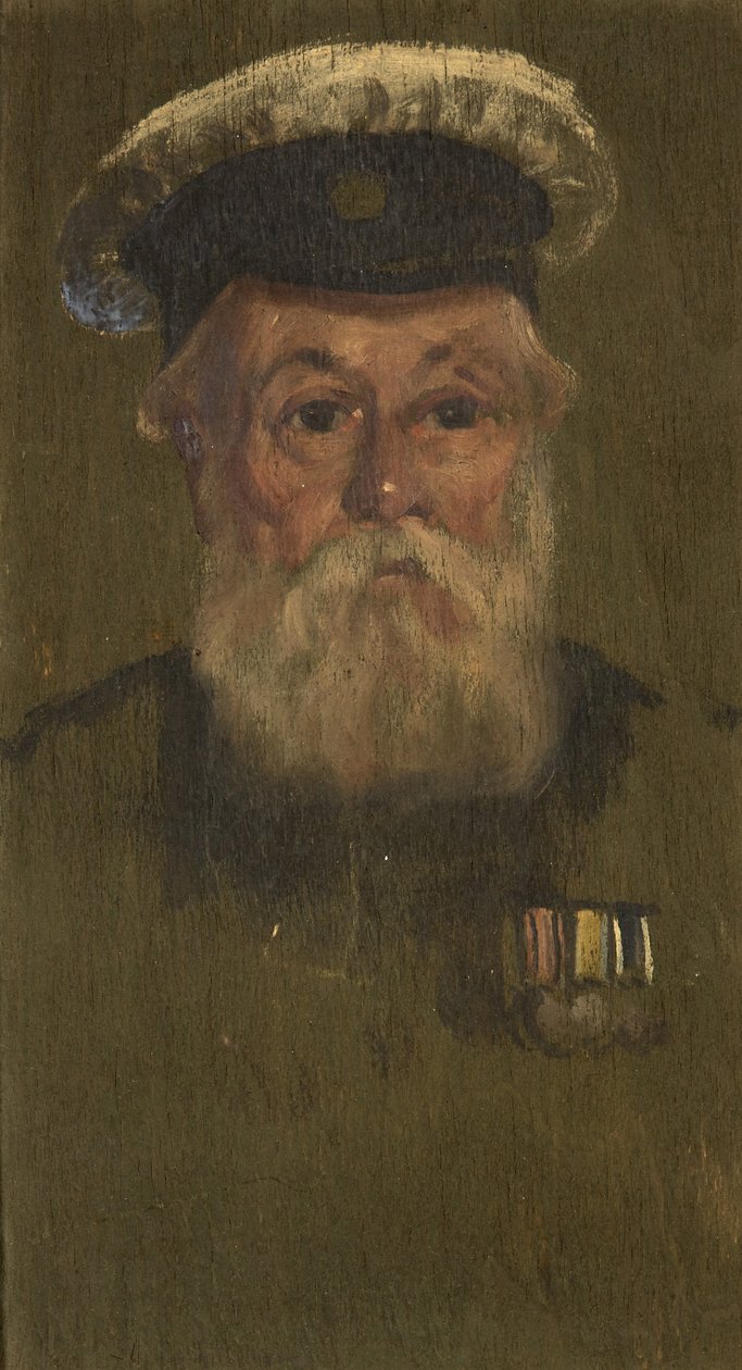 WH McKegg, RN, c.1920 (पैनल पर तेल) का पोर्ट्रेट द्वारा जॉर्ज एडमंड बटलर