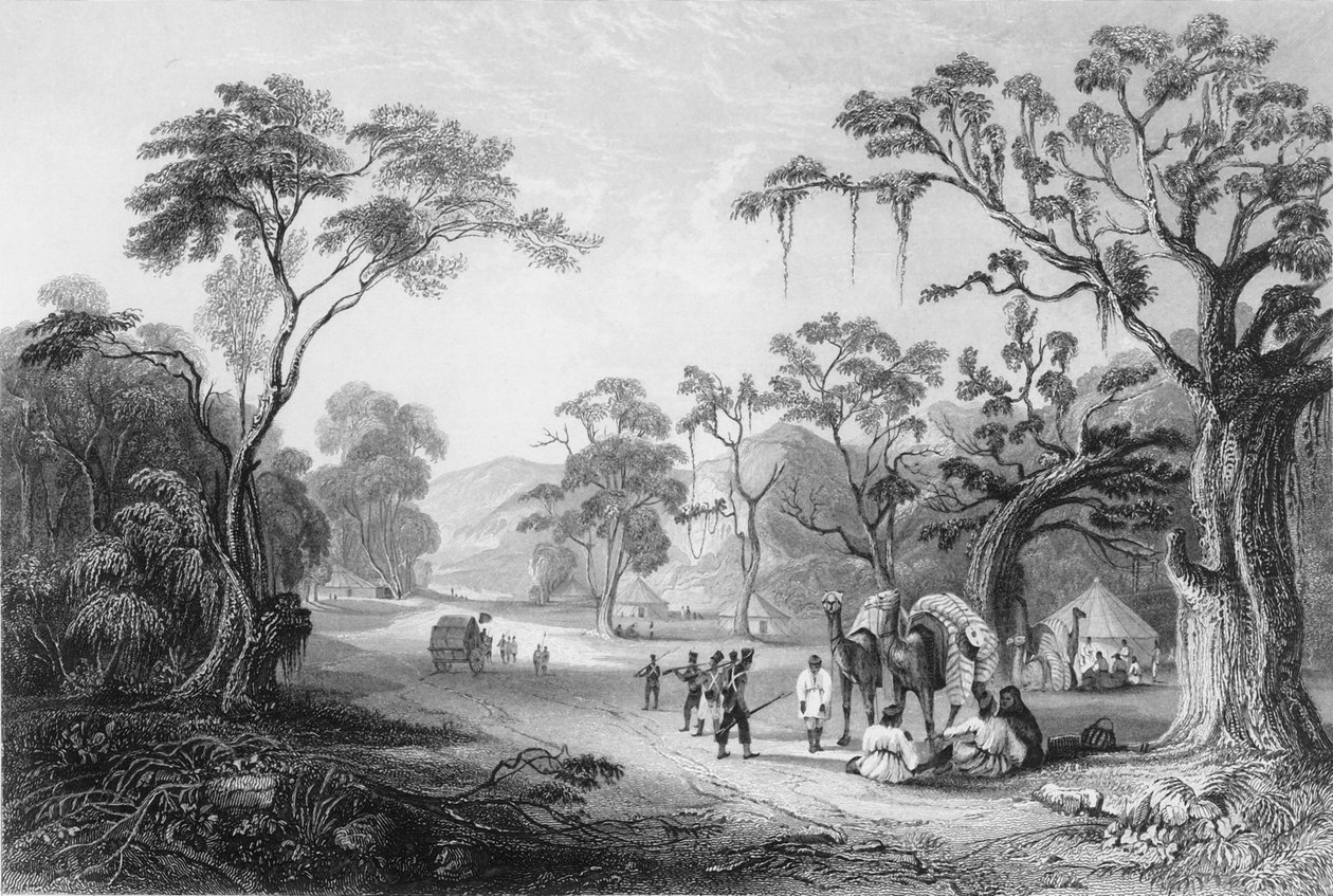 केरी पास का प्रवेश, 1838। द्वारा जॉर्ज फ्रांसिस व्हाइट