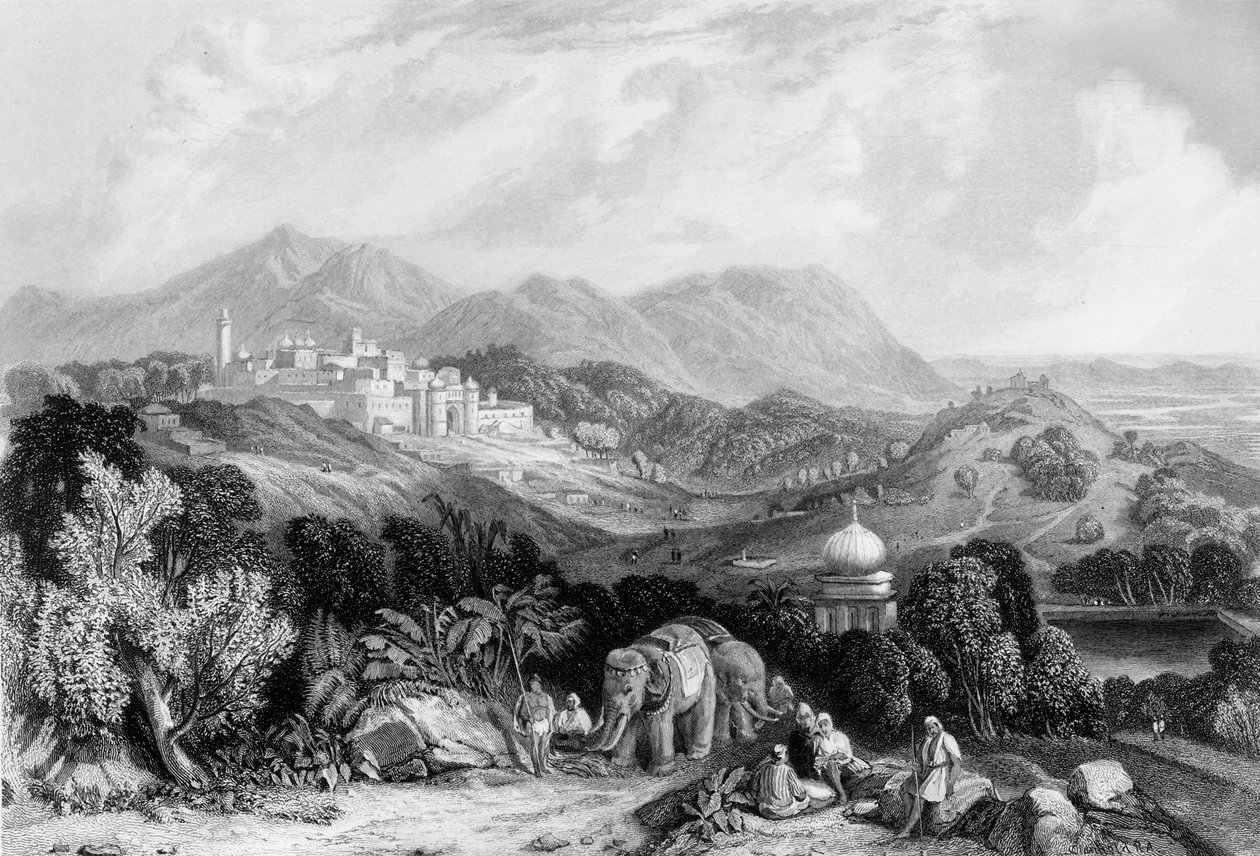 नहुन शहर, 1838। द्वारा जॉर्ज फ्रांसिस व्हाइट