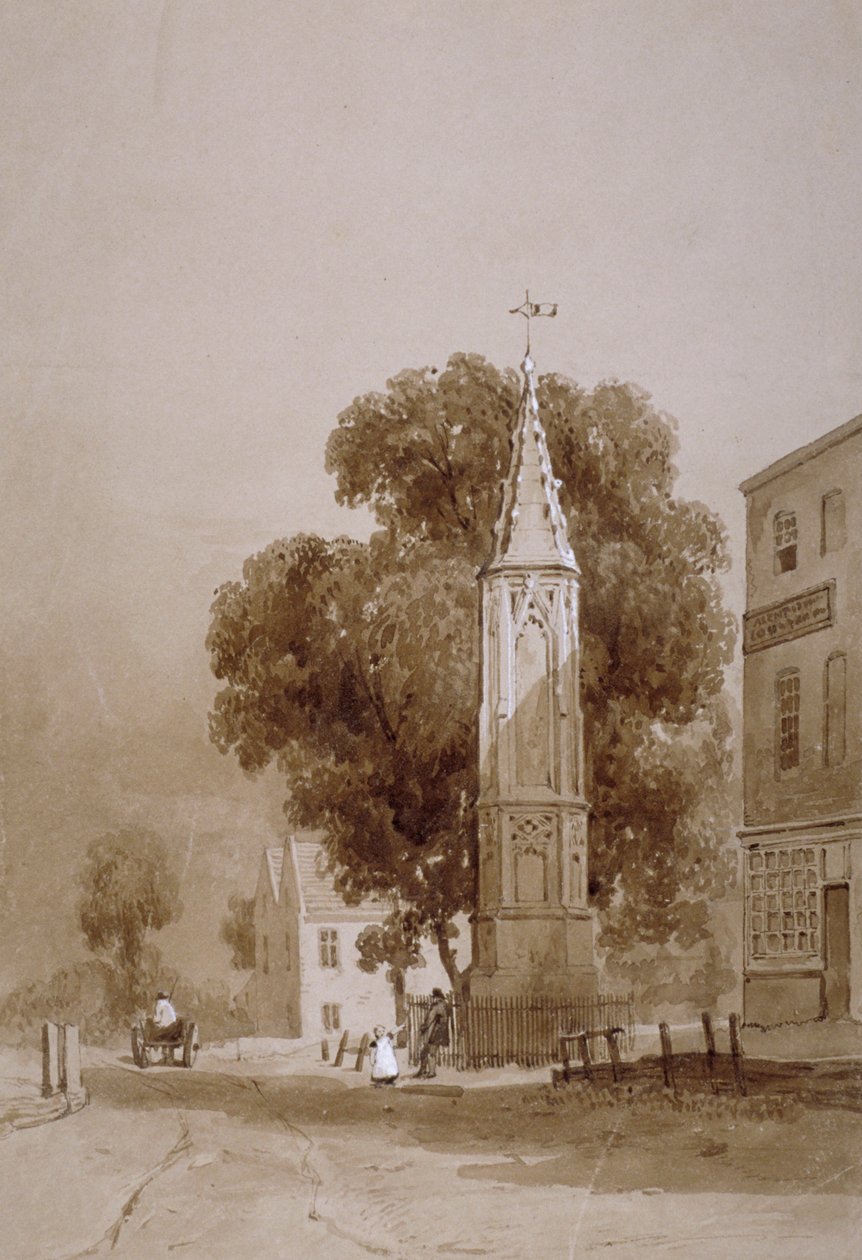 टोटेनहम हाई रोड, लंदन, c1820 द्वारा जॉर्ज हार्ले