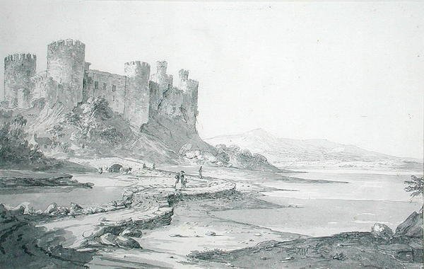 कॉनवे कैसल द्वारा जॉर्ज हावलैंड ब्यूमोंट