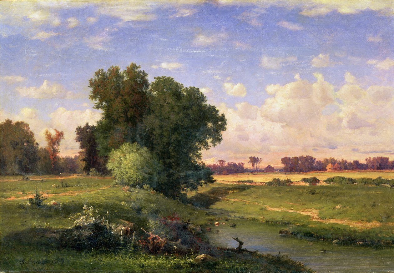 हैकेन्स मैडोज़, सनसेट, 1859 द्वारा जॉर्ज इनेस