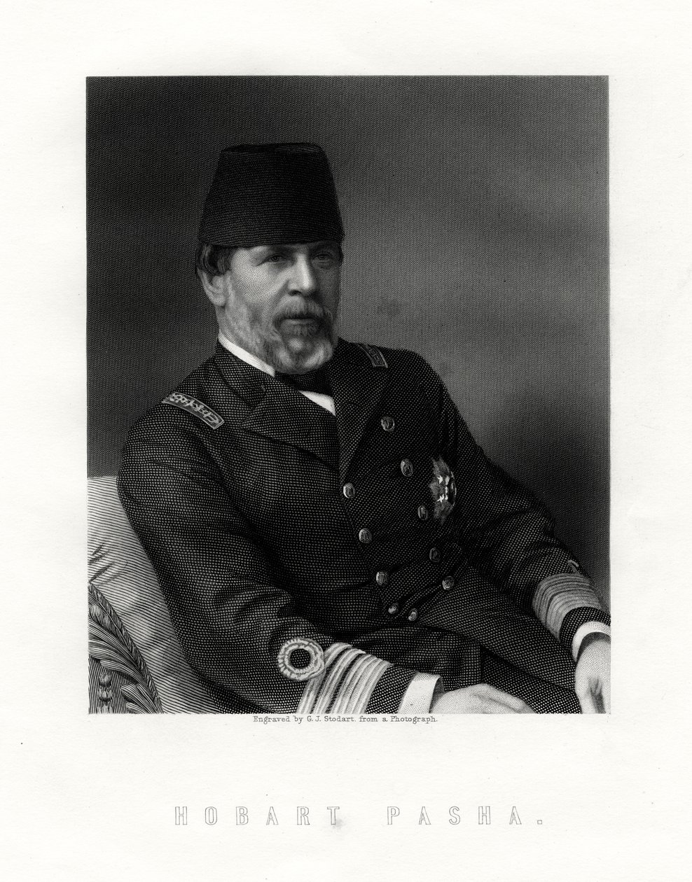 ऑगस्टस चार्ल्स होबार्ट-हम्पडन, 1822-1886, अंग्रेजी नौसेना कप्तान द्वारा जॉर्ज जे। स्टोडार्ट