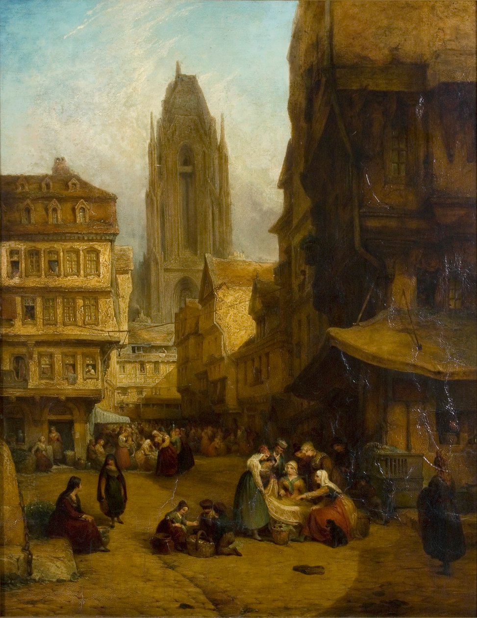 'ए कॉन्टिनेंटल मार्केट प्लेस', 1806-1869 द्वारा जॉर्ज जोन्स