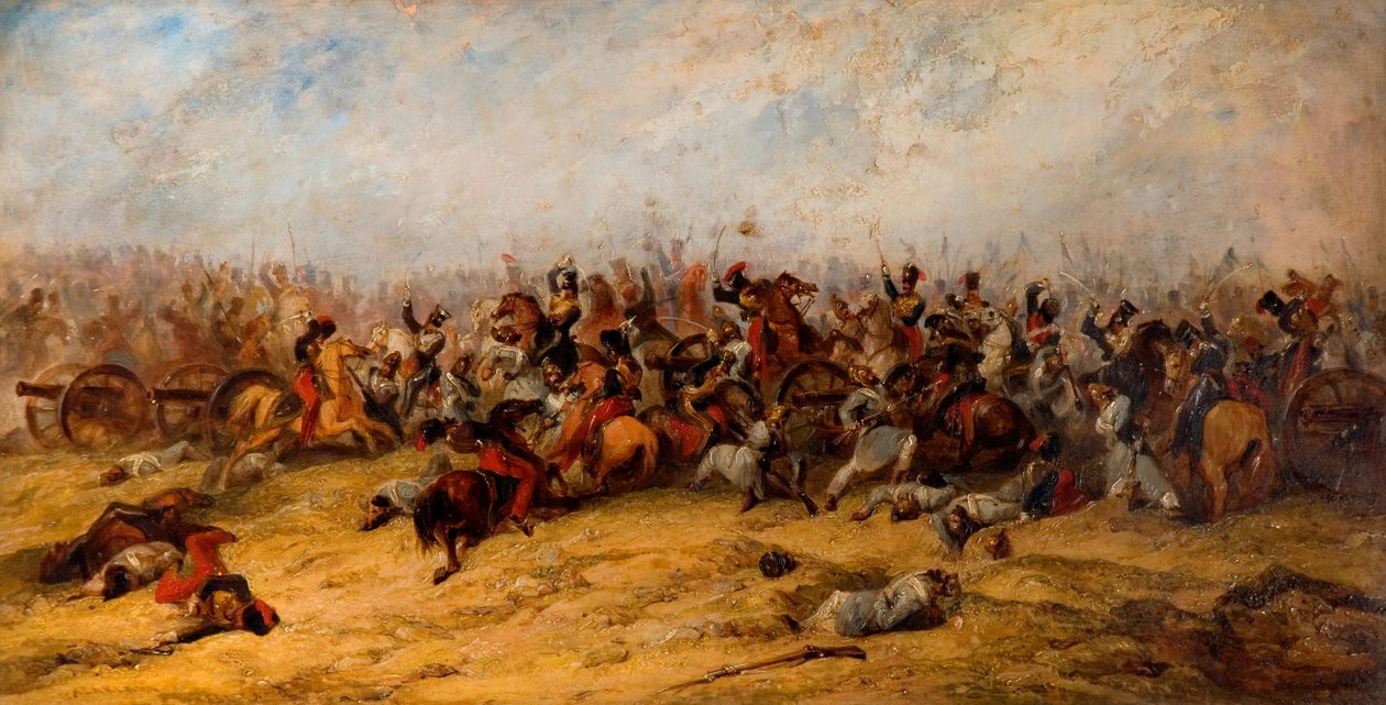 बंदूकों पर संघर्ष, बालाक्लाव, 1854। द्वारा जॉर्ज जोन्स