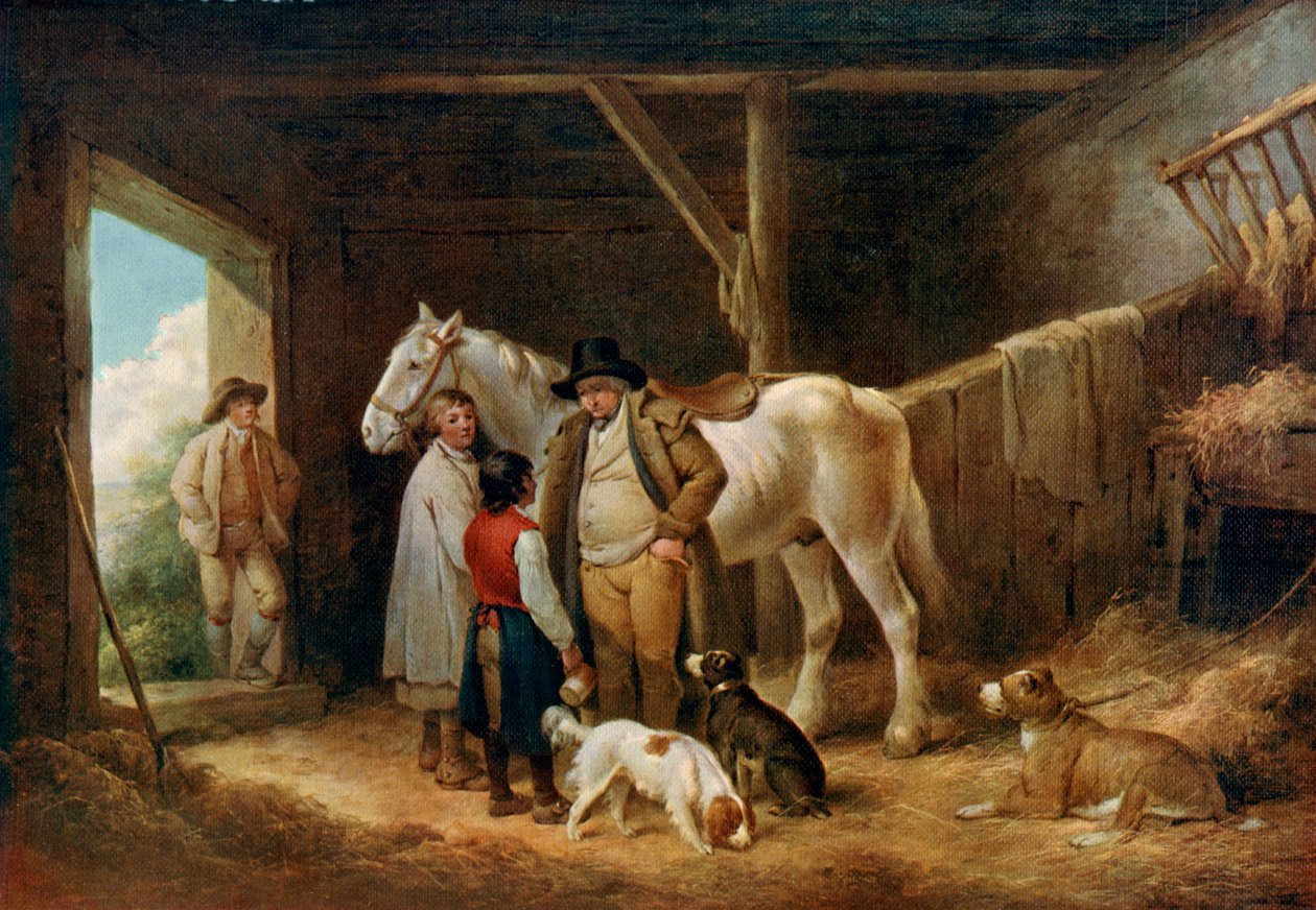 रेकनिंग, c1783-1804, 1912। द्वारा जॉर्ज मोरलैंड