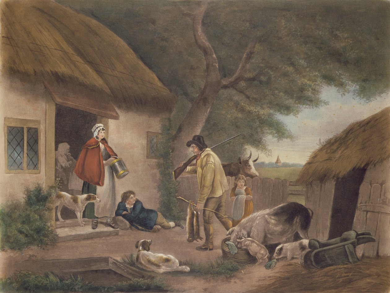 वॉरेन, विलियम वार्ड (1766-1826) द्वारा उत्कीर्ण, पब। एच। मॉरलैंड द्वारा, 1806 (मेजोटोटिन उत्कीर्णन) द्वारा जॉर्ज मोरलैंड