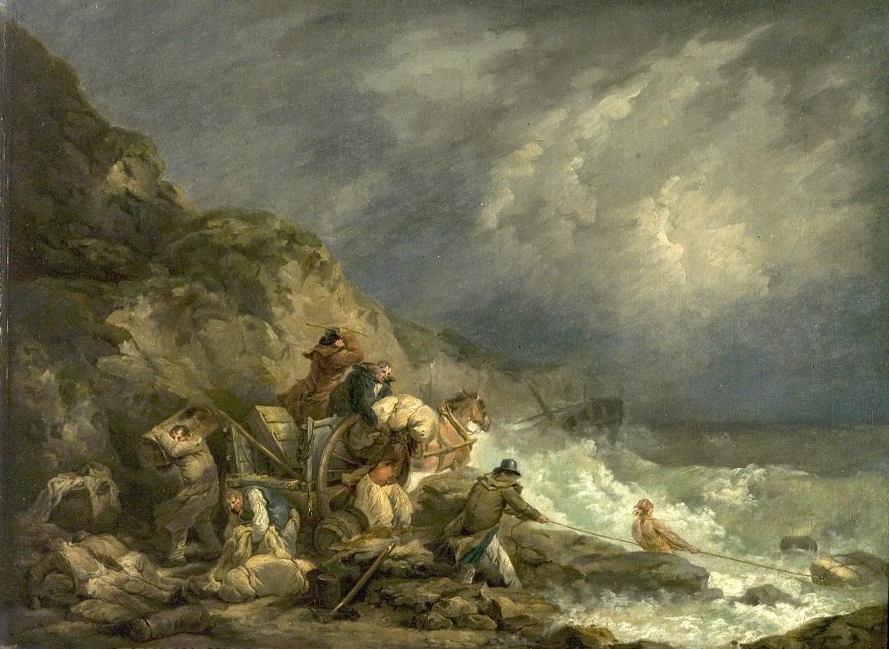 Wreckers, c.1790 द्वारा जॉर्ज मोरलैंड