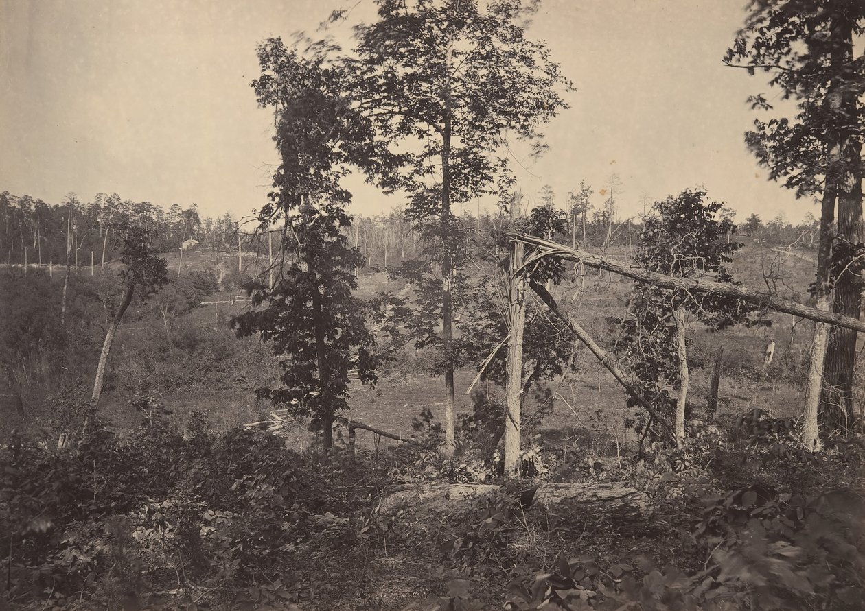 रेसाका, जॉर्जिया नंबर 2, 1860 का युद्ध मैदान। द्वारा जॉर्ज एन। बरनार्ड