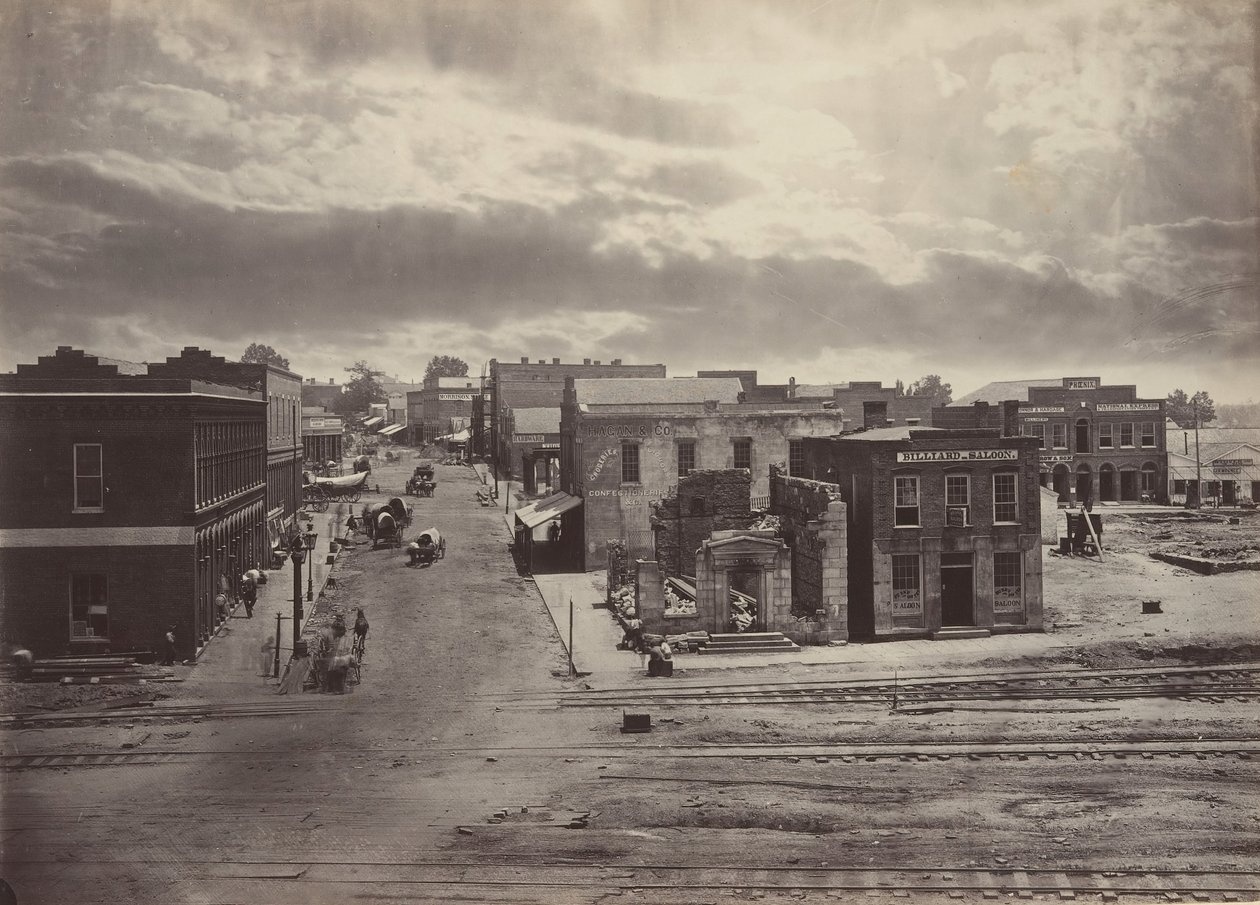 अटलांटा शहर, जॉर्जिया नंबर 2, 1866। द्वारा जॉर्ज एन। बरनार्ड