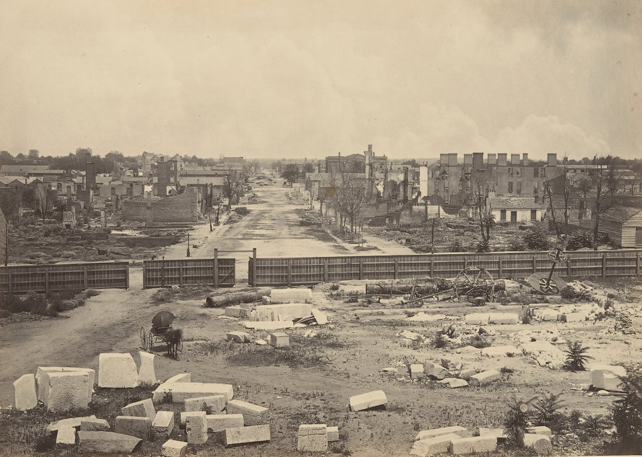 कैपिटल से कोलंबिया, 1860। द्वारा जॉर्ज एन। बरनार्ड
