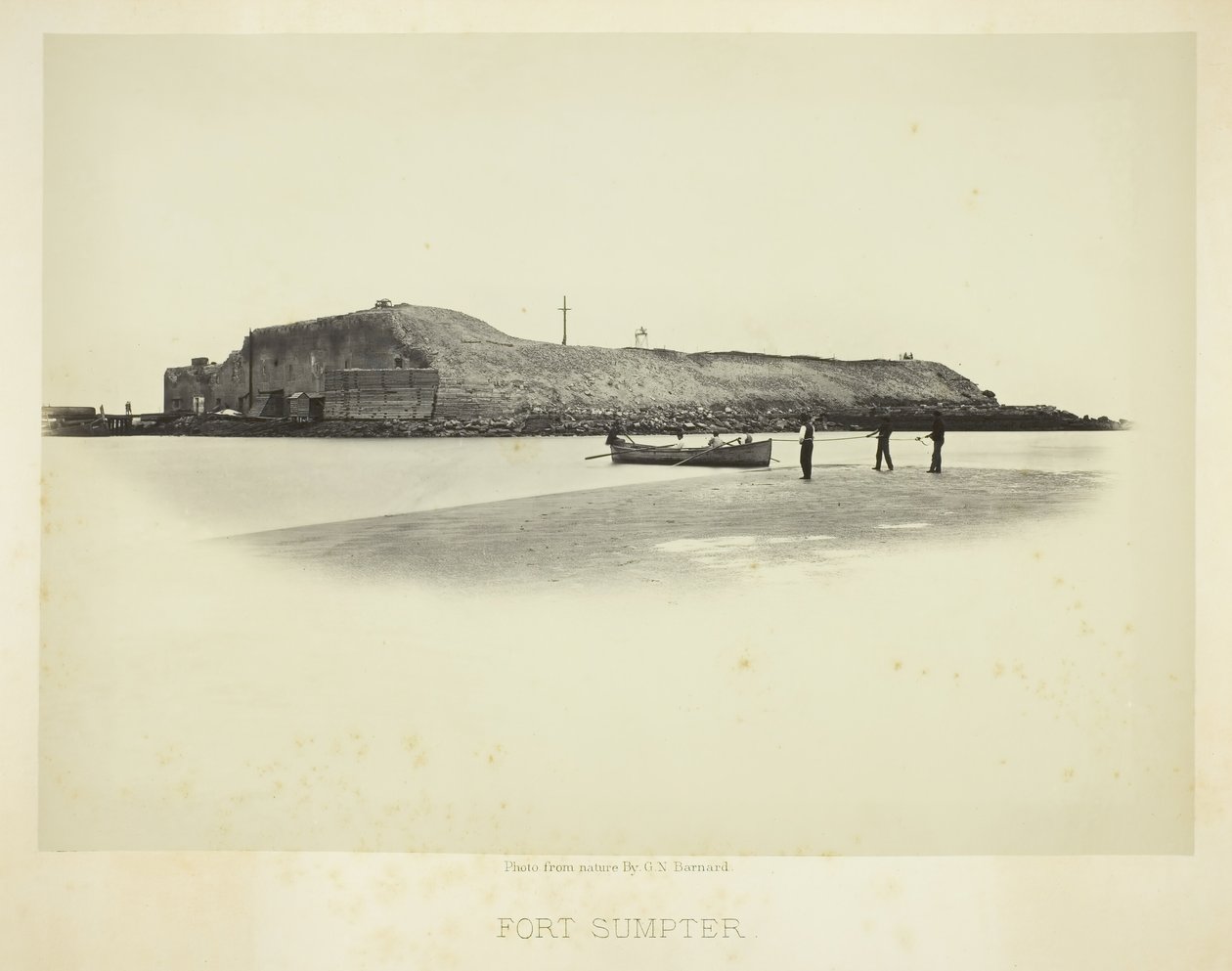 फोर्ट सम्पटर, 186566। द्वारा जॉर्ज एन। बरनार्ड