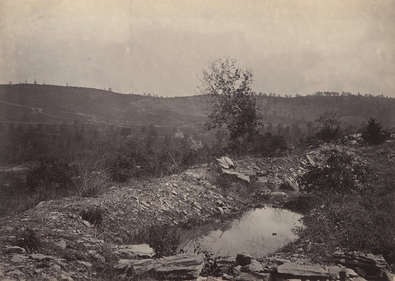 ऑर्चर्ड नॉब से मिशन रिज, 1860। द्वारा जॉर्ज एन। बरनार्ड