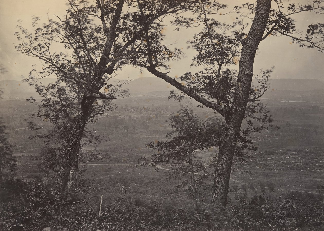 1860 के दशक में मिशन रिज से ऑर्चर्ड नॉब। द्वारा जॉर्ज एन। बरनार्ड
