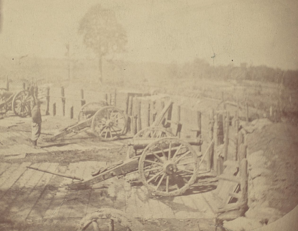 रिबेल वर्क्स इन फ्रंट ऑफ अटलांटा, जॉर्जिया, नंबर 2, 1864। द्वारा जॉर्ज एन। बरनार्ड