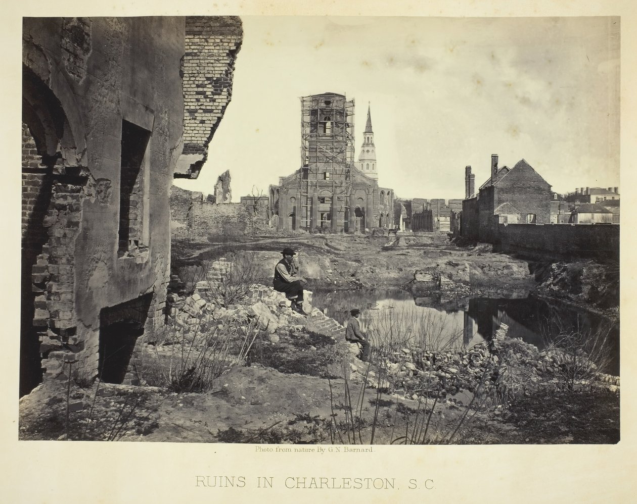 चार्ल्सटन, एससी, 186566 में खंडहर। द्वारा जॉर्ज एन। बरनार्ड