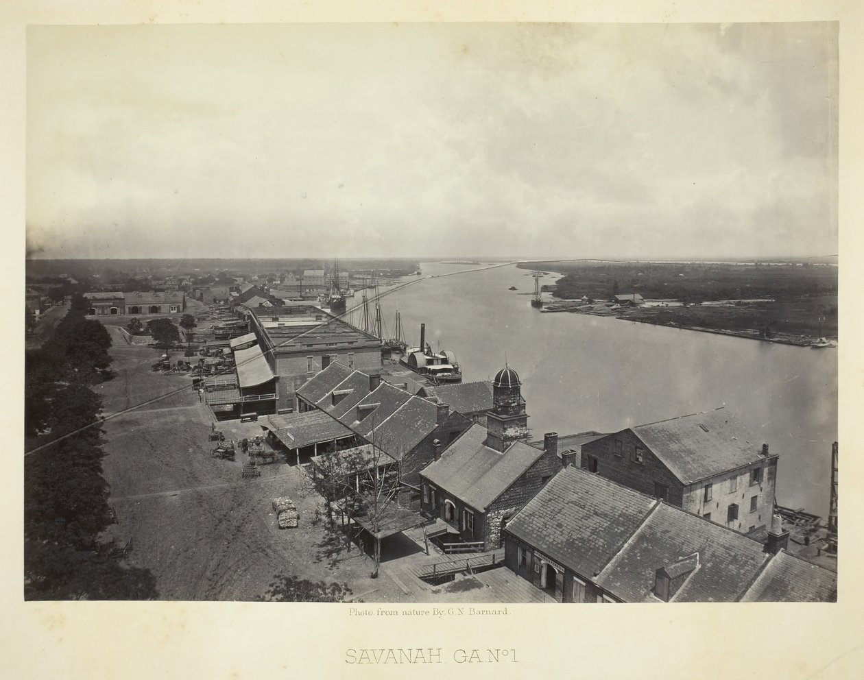 सवाना, जीए, नंबर 1, 1866। द्वारा जॉर्ज एन। बरनार्ड