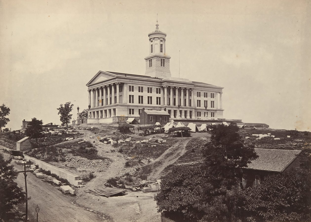 कैपिटल, नैशविले, टेनेसी, 1860 के दशक। द्वारा जॉर्ज एन। बरनार्ड
